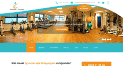Desktop Screenshot of fysiotherapiescheperpark.nl